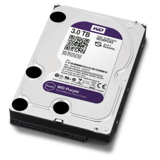 3 TB W.DIGITAL PURPLE 7x24 
